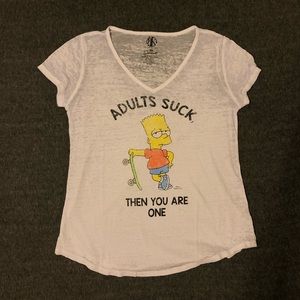 original The Simpsons adults suck T-shirt